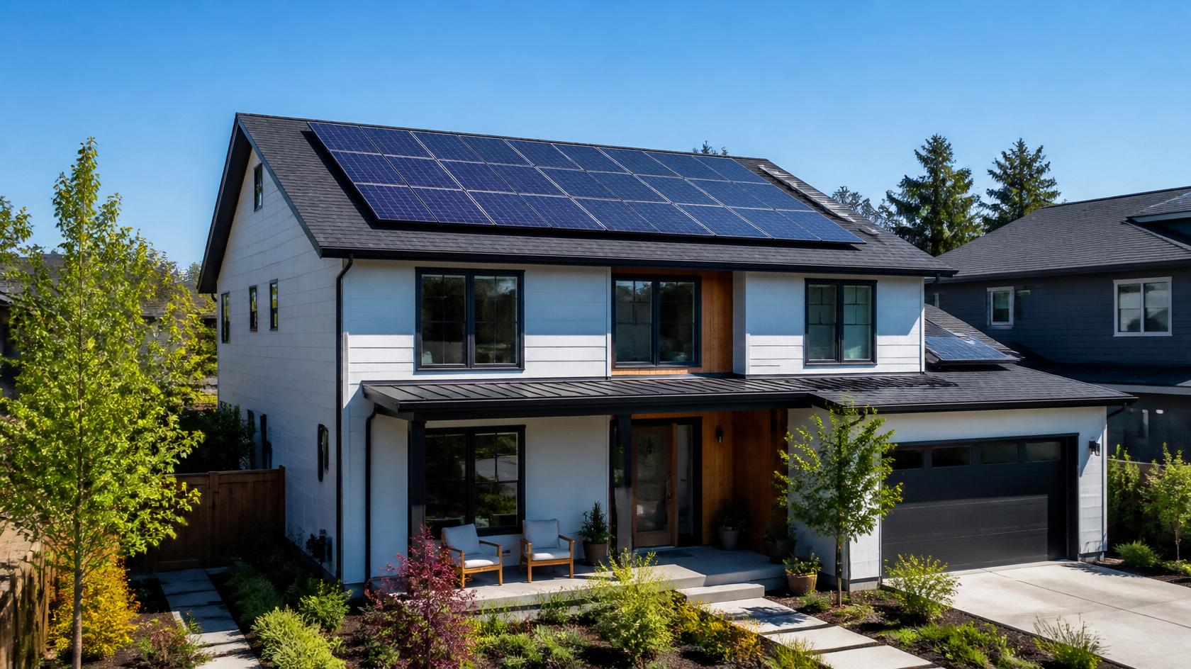 Photovoltaikanlage auf gewerblichem Dach – Elektrona GmbH Duisburg